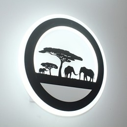 Akrylová nástěnná lampa s kulatou ložnicí Originalita Moderní lampa do chodby Vstupní lampa
