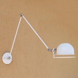 Jednoduchá retro malba na venkově pro ochranu očí s otočným ramenem v mini stylu Nástěnné svítidla s okolním světlem