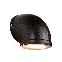 Nástěnné světlo Nástěnné svítidla Nástěnné železo Nástěnná lampa Němá černá lampa se světelným mečem na zdi