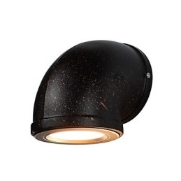 Nástěnné světlo Nástěnné svítidla Nástěnné železo Nástěnná lampa Němá černá lampa se světelným mečem na zdi