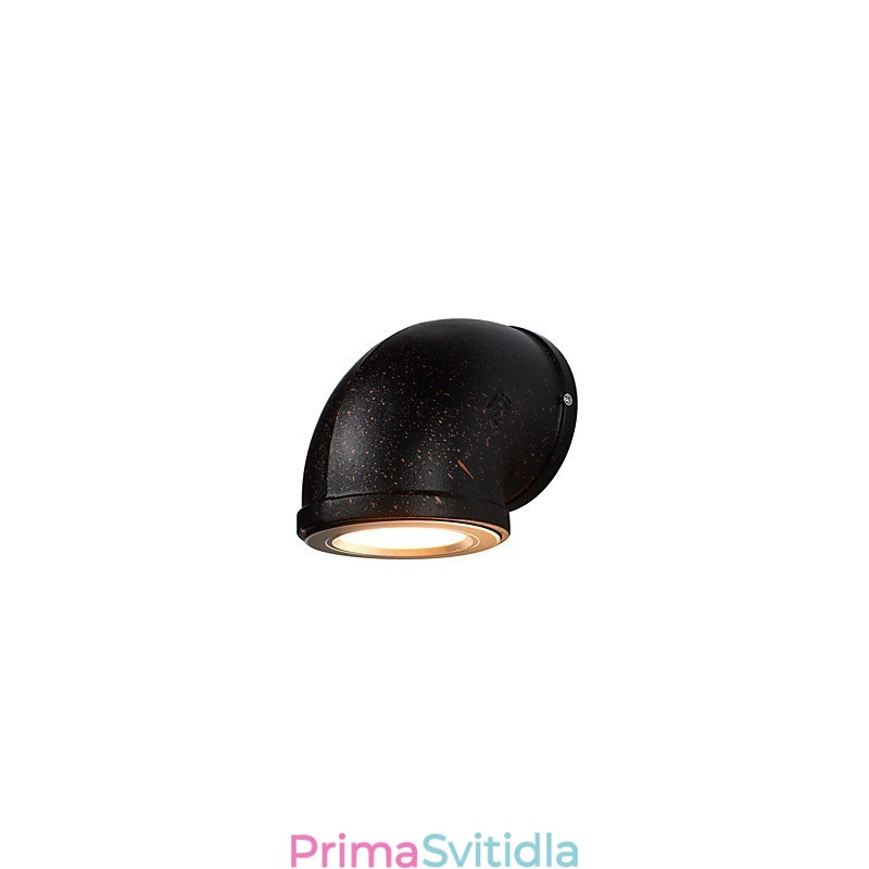 Nástěnné světlo Nástěnné svítidla Nástěnné železo Nástěnná lampa Němá černá lampa se světelným mečem na zdi