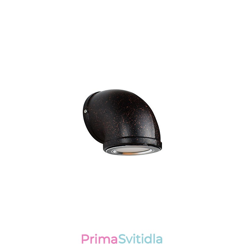 Nástěnné světlo Nástěnné svítidla Nástěnné železo Nástěnná lampa Němá černá lampa se světelným mečem na zdi