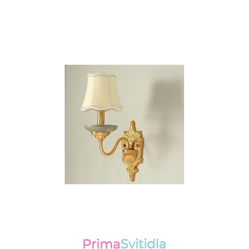 Jednoduchá venkovská tradiční klasická mosazná funkce pro nástěnné svítidlo s uplight nástěnným svítidlem v mini stylu