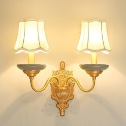 Jednoduchý venkovský tradiční klasický mosazný prvek pro nástěnné svítidlo v mini stylu uplight nástěnné svítidlo Pu