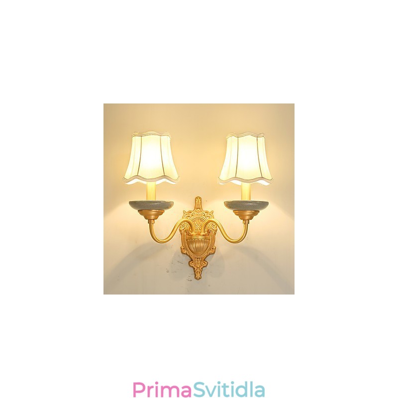 Jednoduchý venkovský tradiční klasický mosazný prvek pro nástěnné svítidlo v mini stylu uplight nástěnné svítidlo Pu