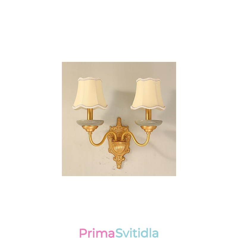 Jednoduchý venkovský tradiční klasický mosazný prvek pro nástěnné svítidlo v mini stylu uplight nástěnné svítidlo Pu