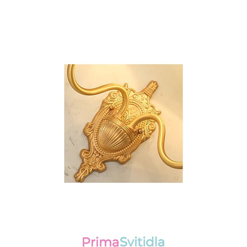 Jednoduchý venkovský tradiční klasický mosazný prvek pro nástěnné svítidlo v mini stylu uplight nástěnné svítidlo Pu