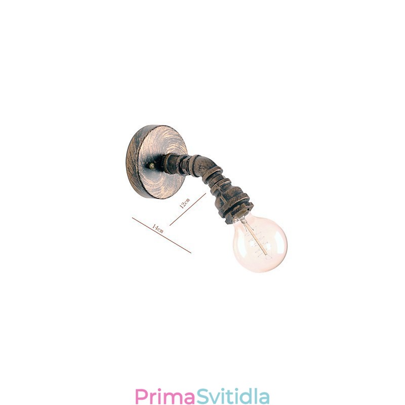 Starožitný jednoduchý Vintage Country Tradiční klasický obraz pro nástěnné svítidlo v mini stylu Downlight