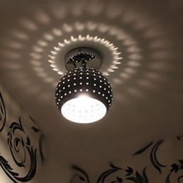 Kreativní porézní kuličkový estetický odraz Absorb Dome Light kovaná železná lampa