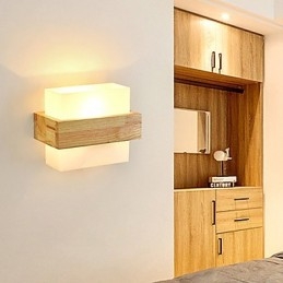 Novinka Country pro ochranu očí ve stylu Mini Okolní osvětlení Noční světlo Noční světlo Kreativní nástěnná lampa na balkón