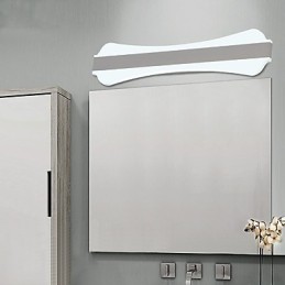 Vysoce kvalitní 10W zrcadlová lampa Koupelnová světla Nerezová a akrylová nástěnná svítidla Make-up osvětlení