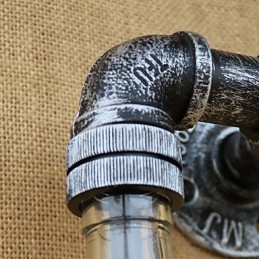 Rustic Lodge mosazný prvek pro nástěnné svítidlo s okolním osvětlením