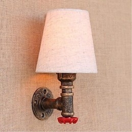 Rustic Lodge mosazný prvek pro nástěnné svítidlo s okolním osvětlením