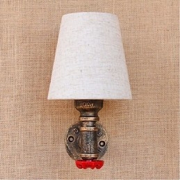 Rustic Lodge mosazný prvek pro nástěnné svítidlo s okolním osvětlením