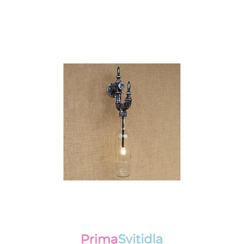 Rustic Lodge Silver Funkce pro nástěnné svítidlo s okolním osvětlením