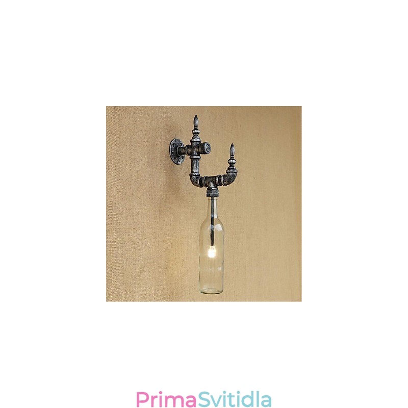Rustic Lodge Silver Funkce pro nástěnné svítidlo s okolním osvětlením