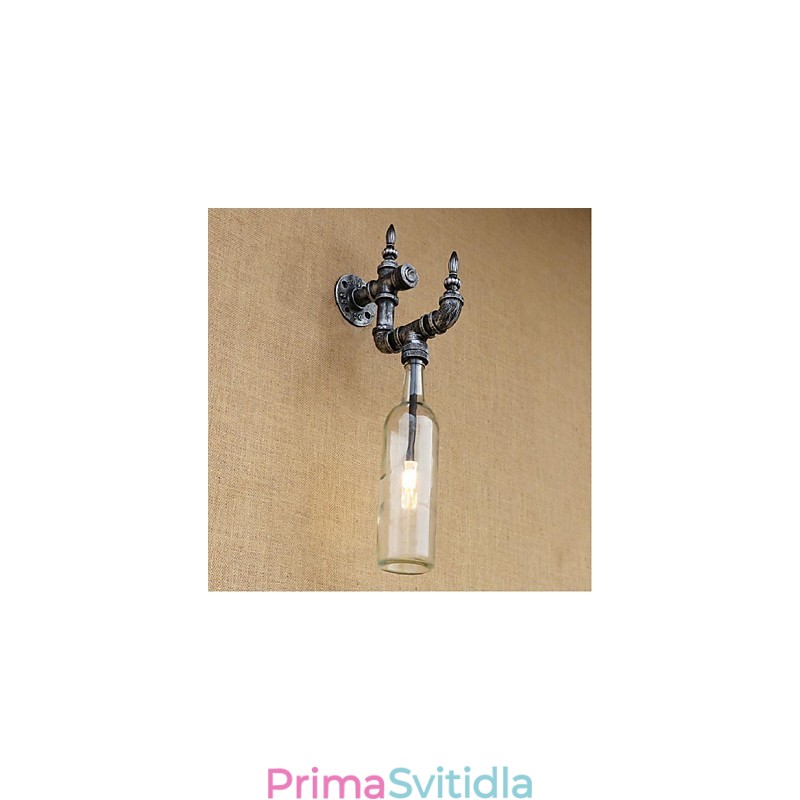 Rustic Lodge Silver Funkce pro nástěnné svítidlo s okolním osvětlením