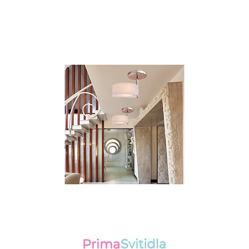 Moderní moderní mini stylový chromový kovový lustr zapuštěná garáž