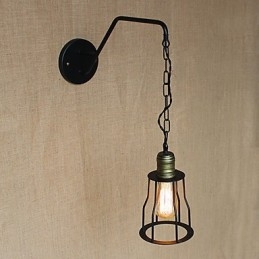 Restaurace Kavárna Řetězové chodby Železná nástěnná lampa