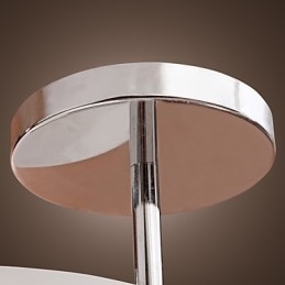 Moderní moderní mini stylový chromový kovový lustr zapuštěná garáž