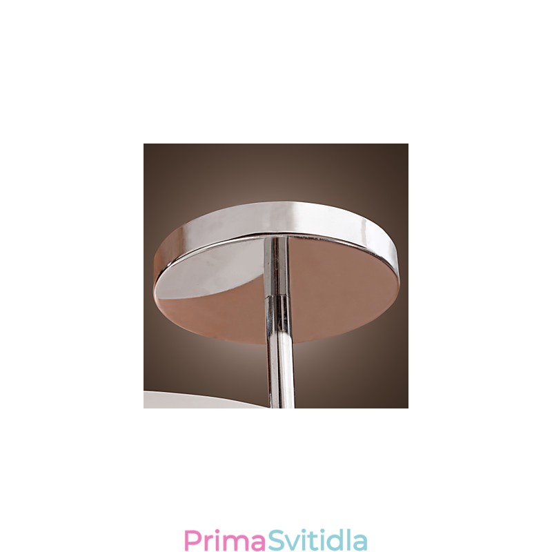 Moderní moderní mini stylový chromový kovový lustr zapuštěná garáž