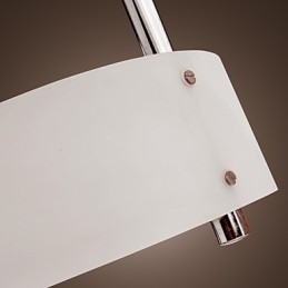 Moderní moderní mini stylový chromový kovový lustr zapuštěná garáž