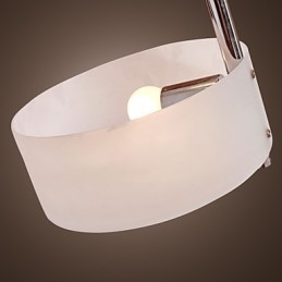 Moderní moderní mini stylový chromový kovový lustr zapuštěná garáž