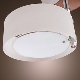 Moderní moderní mini stylový chromový kovový lustr zapuštěná garáž