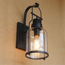 Rustic Lodge Country Retro Black Oxide Finish Funkce pro ochranu očí při okolním světle
