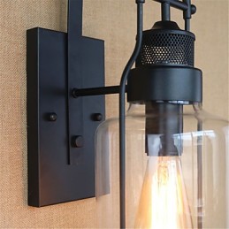 Rustic Lodge Country Retro Black Oxide Finish Funkce pro ochranu očí při okolním světle
