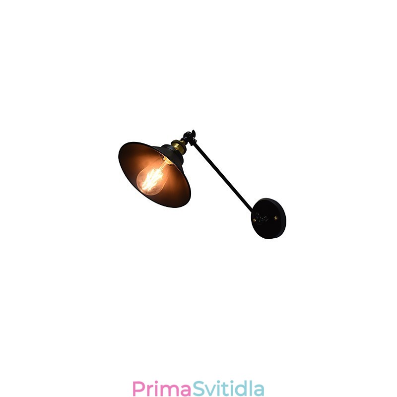 Buzz Wall Iron Wall Lamp Němý černý světelný meč lampa na zdi