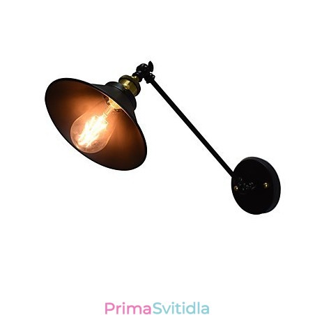 Buzz Wall Iron Wall Lamp Němý černý světelný meč lampa na zdi Buzz Wall Iron Wall Lamp Němý černý světelný meč lampa na zdi