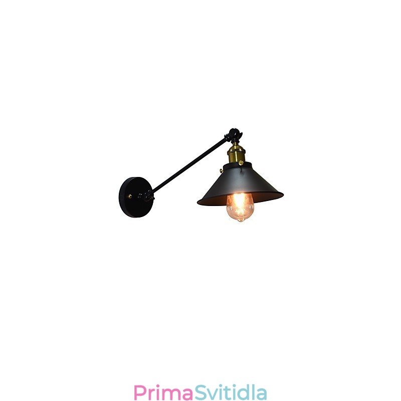 Buzz Wall Iron Wall Lamp Němý černý světelný meč lampa na zdi