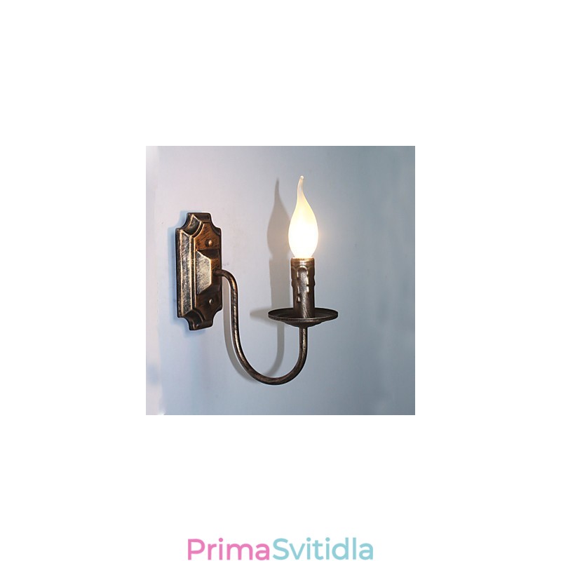 Starožitná nástěnná lampa Tvar svíčky Jednoduchá chodba Balkonová lampa Nástěnná lampa