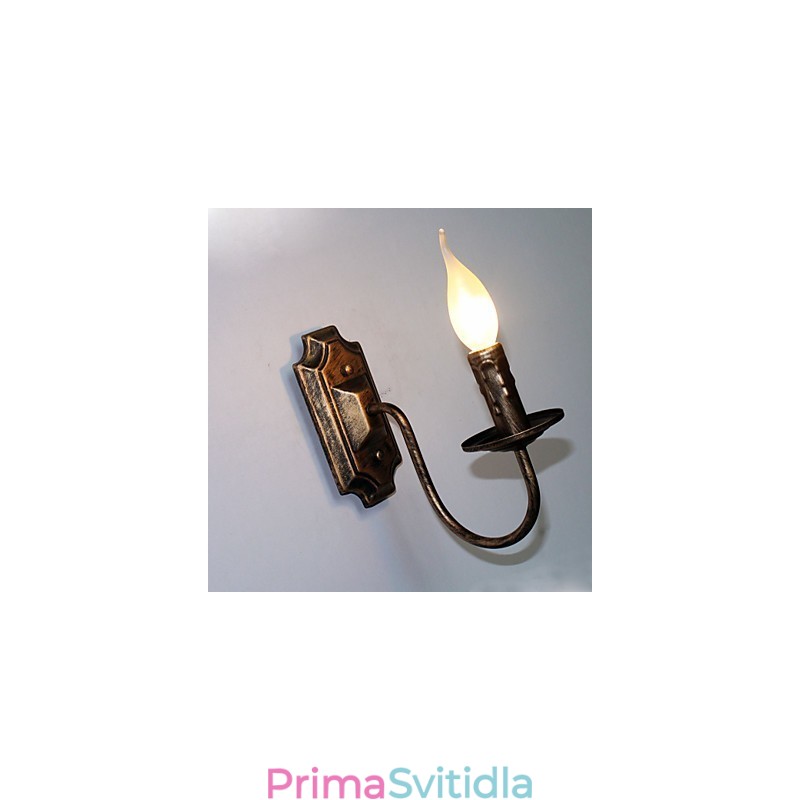 Starožitná nástěnná lampa Tvar svíčky Jednoduchá chodba Balkonová lampa Nástěnná lampa