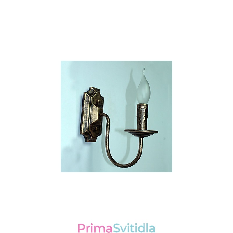 Starožitná nástěnná lampa Tvar svíčky Jednoduchá chodba Balkonová lampa Nástěnná lampa