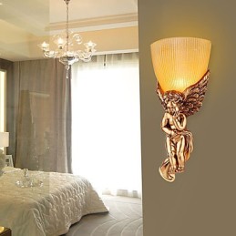Moderní současná tradiční klasická rustikální malba Lodge pro okolní světlo v mini stylu
