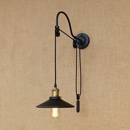Funkce country retro malby pro nastavitelný zdvih Ambientní světlo Nástěnné nástěnné svítidlo