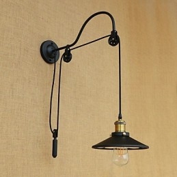 Funkce country retro malby pro nastavitelný zdvih Ambientní světlo Nástěnné nástěnné svítidlo