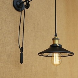Funkce country retro malby pro nastavitelný zdvih Ambientní světlo Nástěnné nástěnné svítidlo
