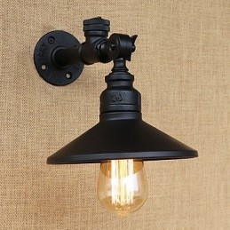 Rustikální Lodge Country Retro Malba pro nástěnné nástěnné svítidla s osvětlením v mini stylu