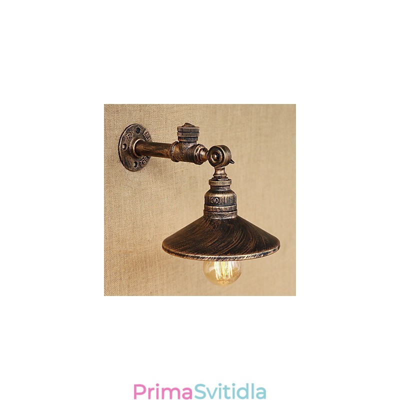 Rustikální Lodge Country Retro Malba pro nástěnné nástěnné svítidla s osvětlením v mini stylu
