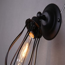 Tradiční klasická malba venkovského domu v rustikálním stylu pro Swing Arm Ambient Light Wall Sconces Wall Light