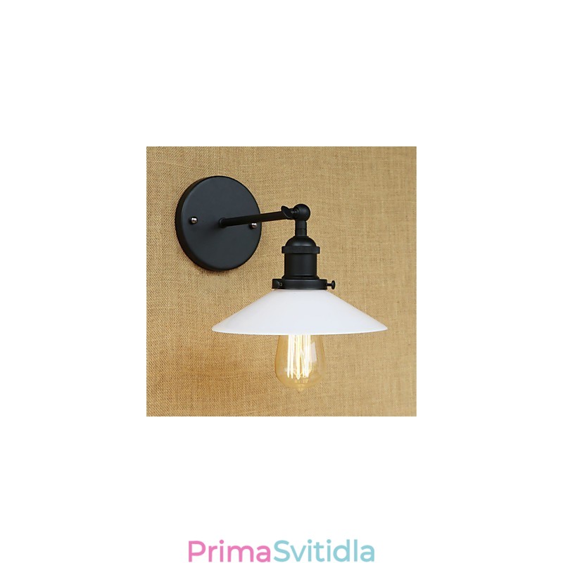 Moderní současná venkovská retro malba pro okolní světelnou stěnu v mini stylu