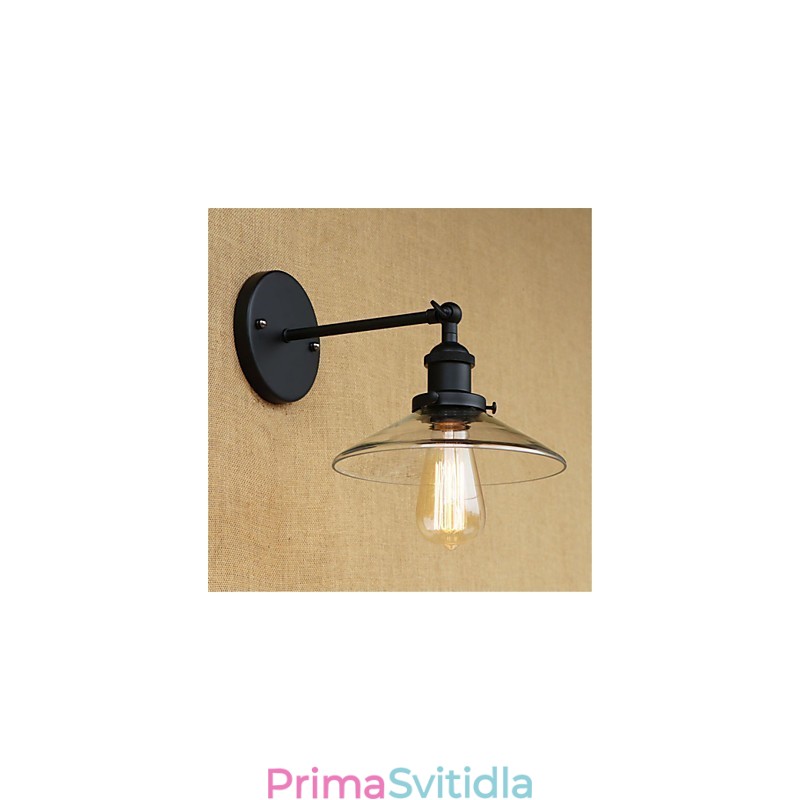 Moderní současná venkovská retro malba pro okolní světelnou stěnu v mini stylu