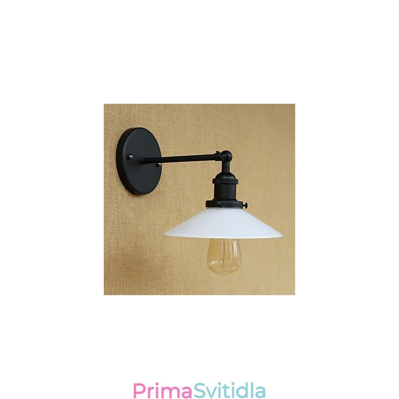 Moderní současná venkovská retro malba pro okolní světelnou stěnu v mini stylu