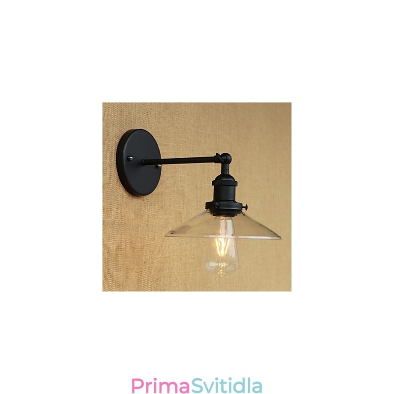 Moderní současná venkovská retro malba pro okolní světelnou stěnu v mini stylu
