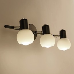 Rustic Lodge galvanicky pokovená funkce pro nástěnné osvětlení koupelny downlight