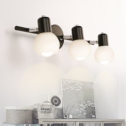 Rustic Lodge galvanicky pokovená funkce pro nástěnné osvětlení koupelny downlight