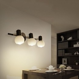 Rustic Lodge galvanicky pokovená funkce pro nástěnné osvětlení koupelny downlight